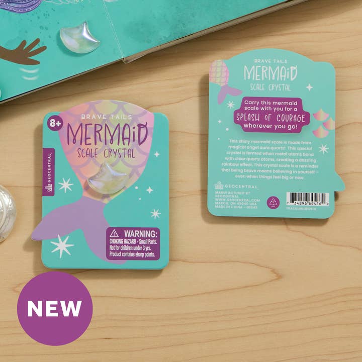 Mermaid Scale Crystal | Angel Aura Quartz - "Brave Tails" for wholesale by GeoCentral