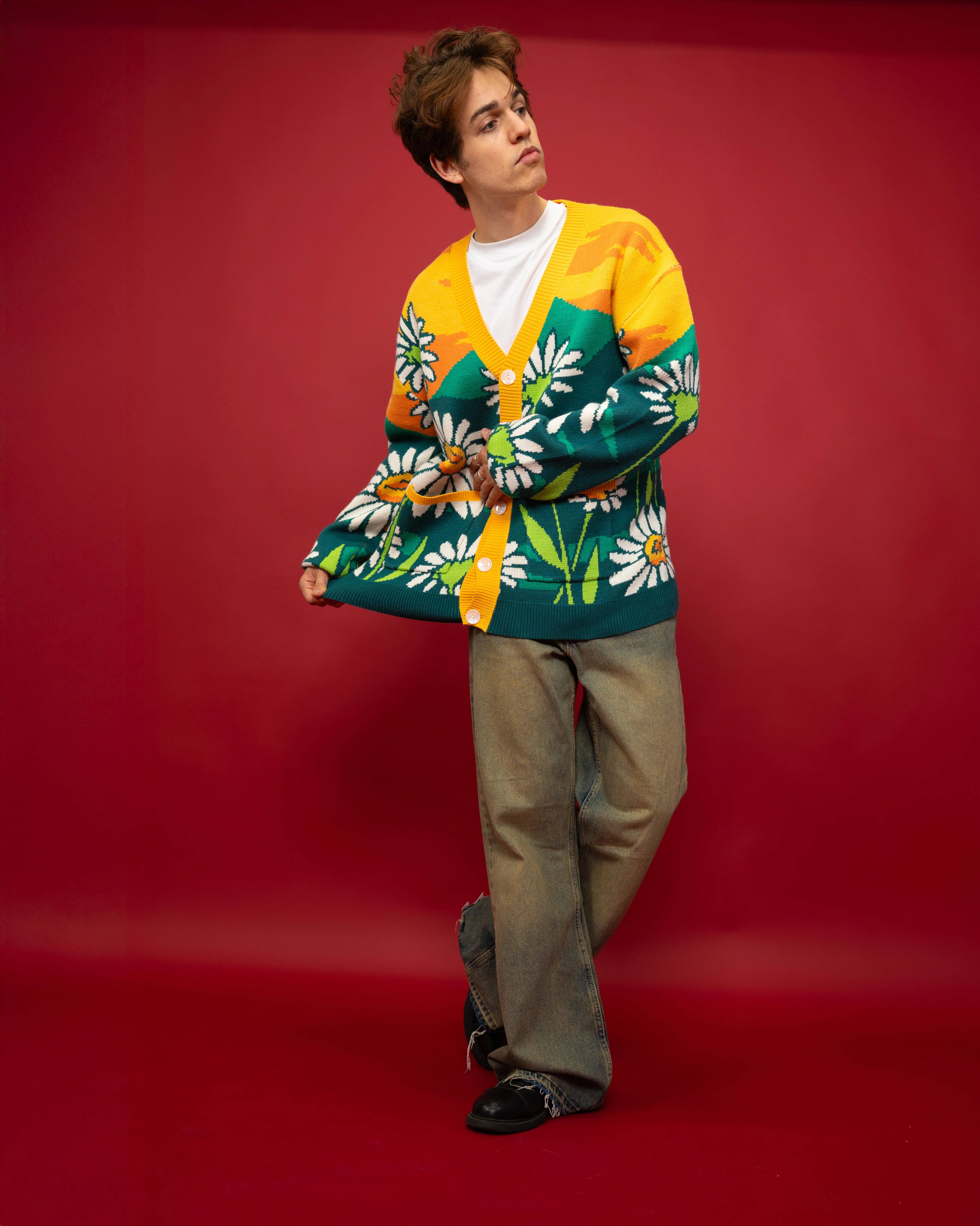 Steady Hands – wholesale Kofta - Dam – Daisy Cardigan5