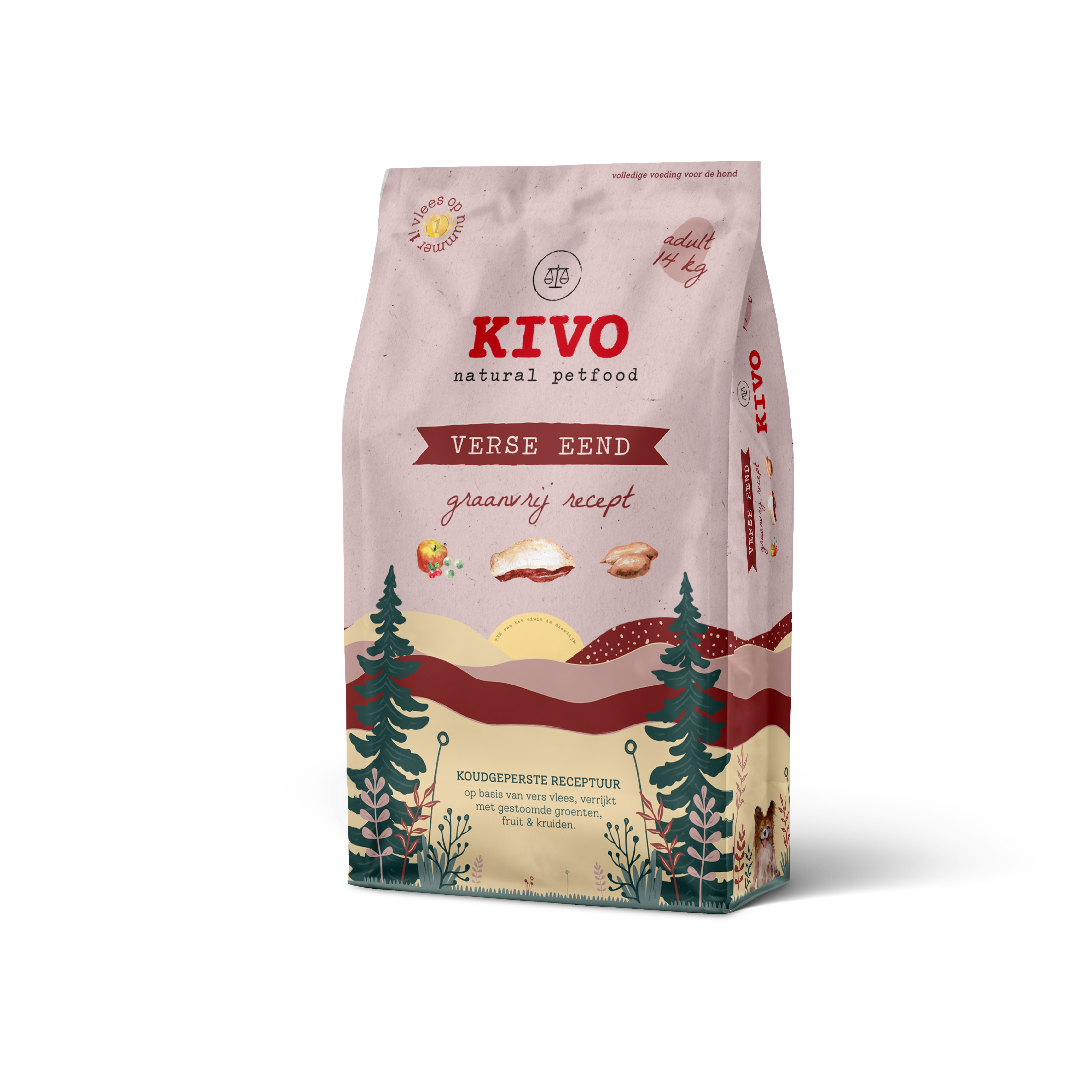 Kivo Petfood - Wholesale Pet Food - Dog - Fresh Duck - Cold Pressed - Grain Free1