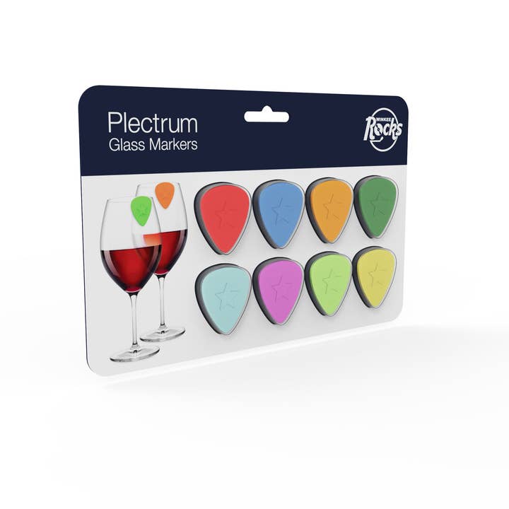 MAGS - Wholesale Wine/Cocktail Glass Markers - Plectrum glass marker, set of 81