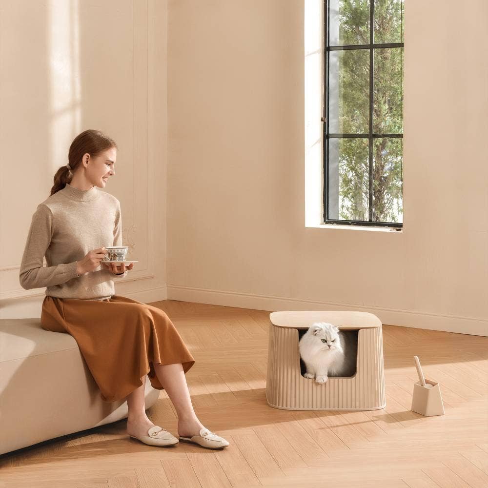 MichuPet - Vendita all'ingrosso Grotta  - Cani e gatti - Coperchio per lettiera per gatti Michu XXL Deluxe1