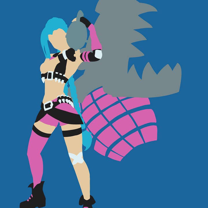 Jinx Print for wholesale by Mizorey Ren