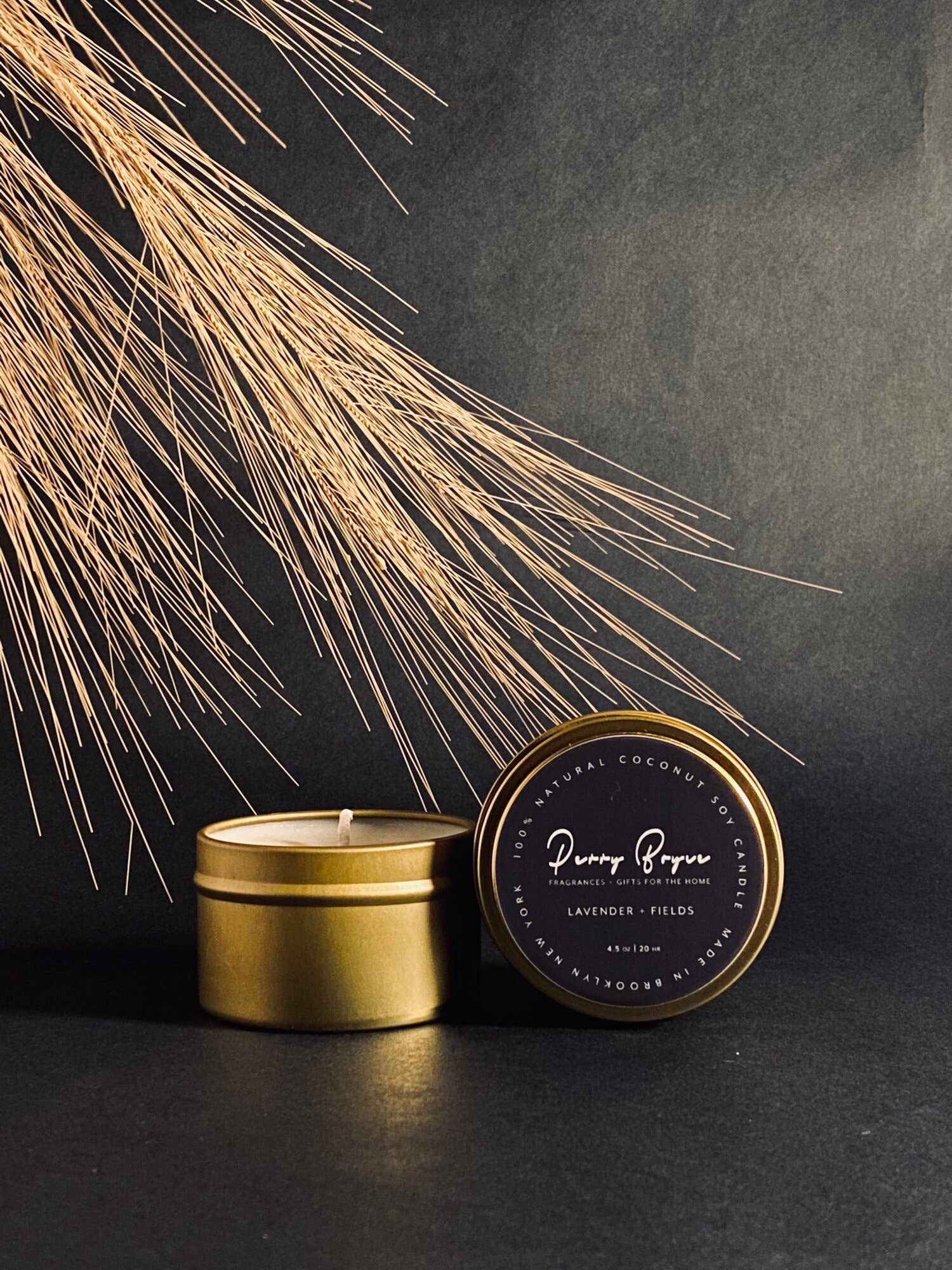 Perry Boyce – Vela em jarro/copo por atacado – Lavanda + Campos0