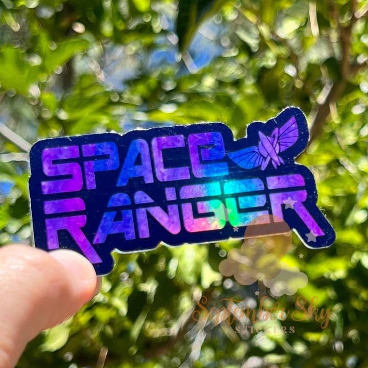 Autocollant spatial | Autocollant imperméable | Autocollant hydraulique | Water B pour la vente par September Sky Stickers