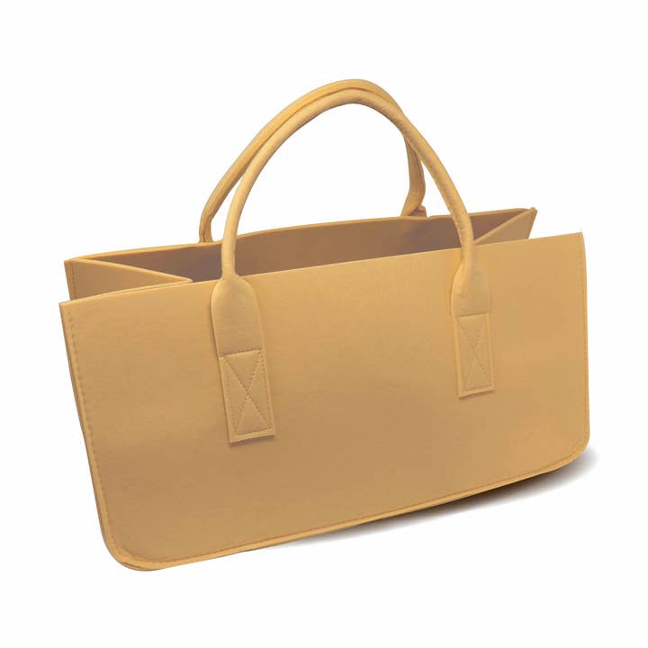 Close Up GmbH - Wholesale Tote Bag - Women's - Close Up Felt Bag Firewood Beige Carrying Bag, Felt Bag0