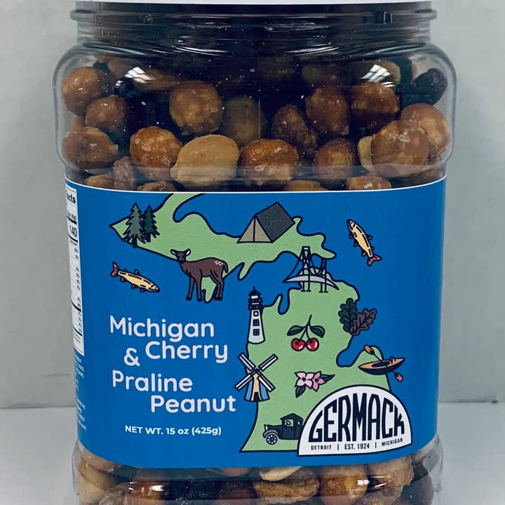 Germack Pistachio Company - Wholesale Trail Mix - Michigan Cherry & Praline 15oz Jar2