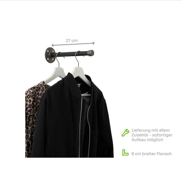 Coat Hook Wall Hook Industrial Design Spot Two Galvanized for wholesale on Faire1