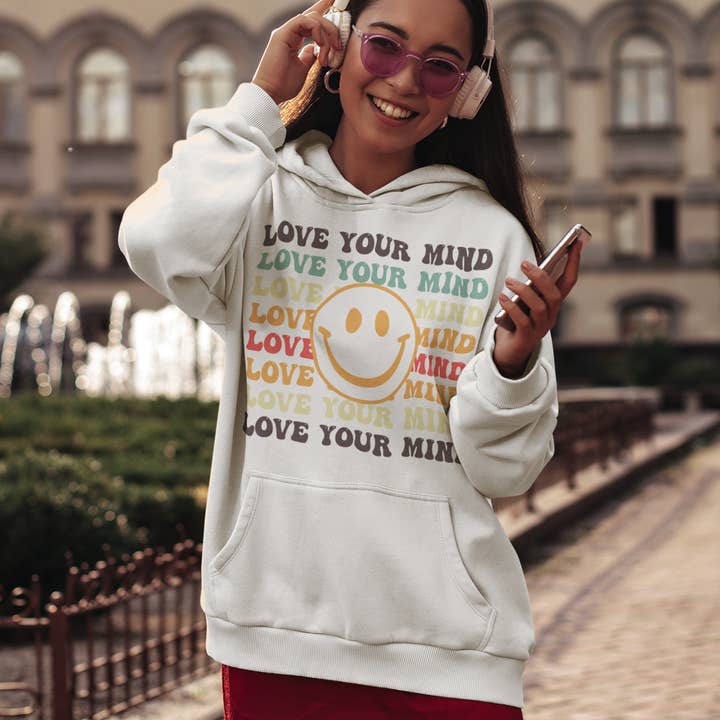 Love Your Mind Unisex Heavy Blendâ„¢ Hooded Sweatshirt for wholesale by LimenDime Market
