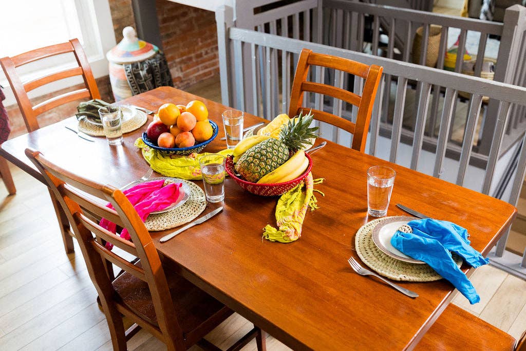 Kongeblå Kongeblå Raffia Frugtkurv for engroshandel på Faire2