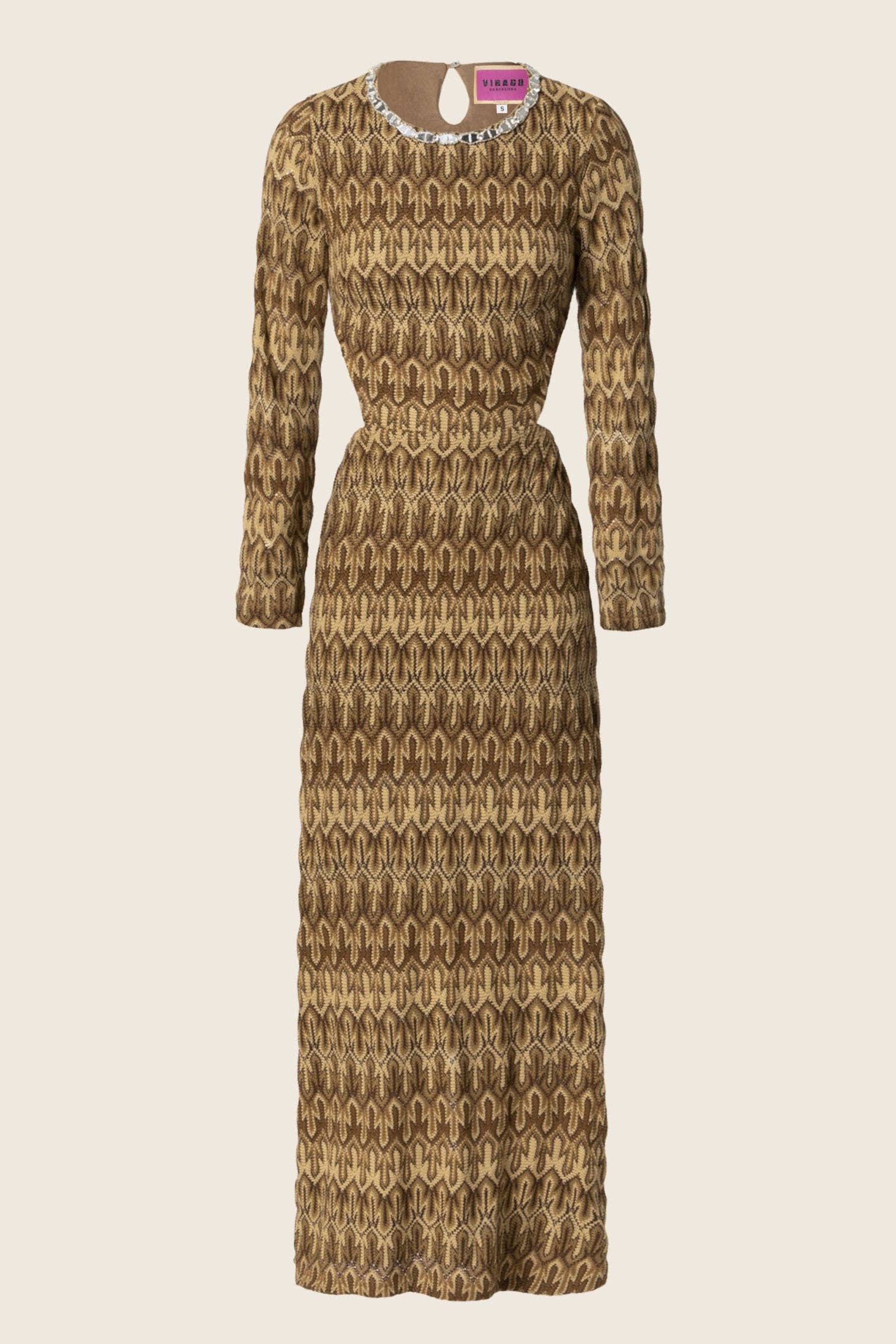 Virago Barcelona - Wholesale Dress - Women's - Nadi Dress Brown4