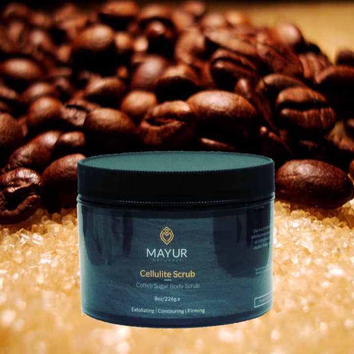 Gommage anti-cellulite au café et au sucre pour la vente par Mayuur Naturals