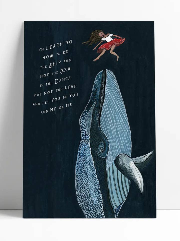 Estampado de ballena para venta al por mayor de Live As Lions