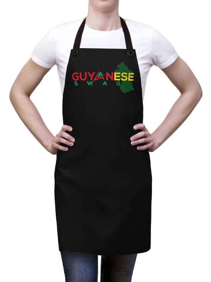 Offizielle Guyanese Swag Guyana Map Schürze für den Großhandel von Guyanese Swag