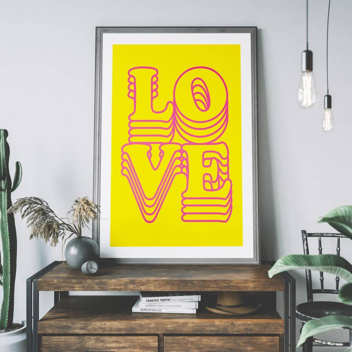 Imprimé Layers of Love pour la vente par Cloud Cuckoo Design
