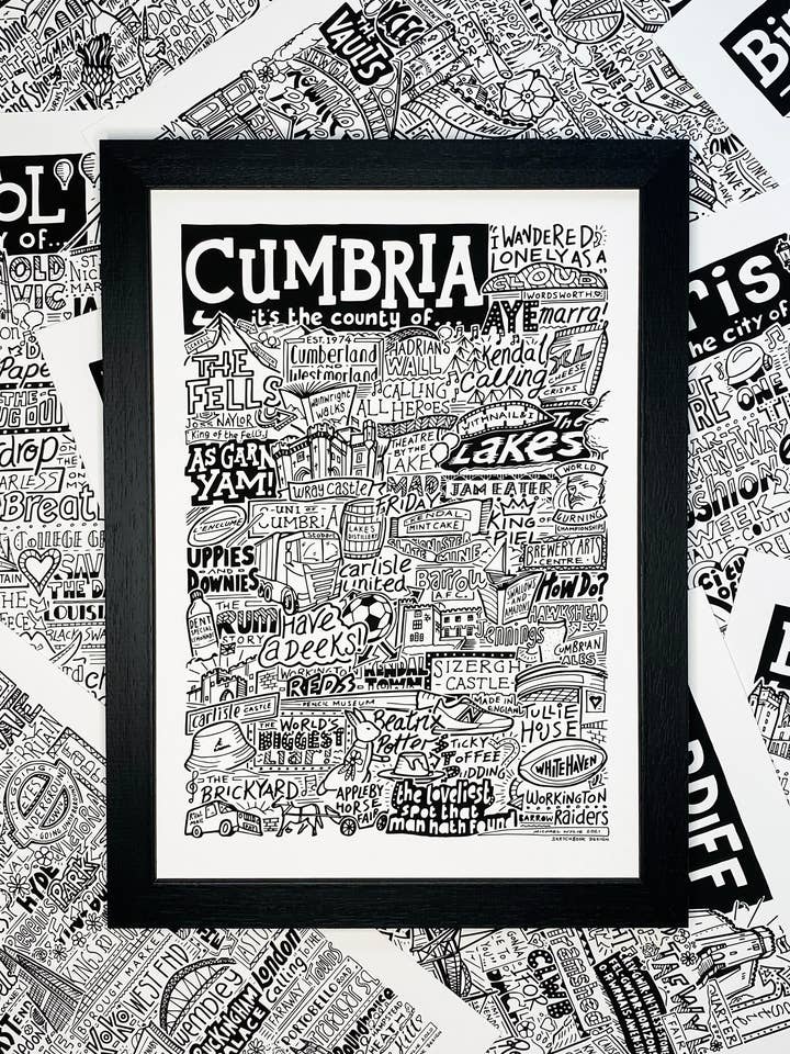 Cumbria Monumentos Es El Lugar Del Arte Impreso para venta al por mayor de Sketchbook Design