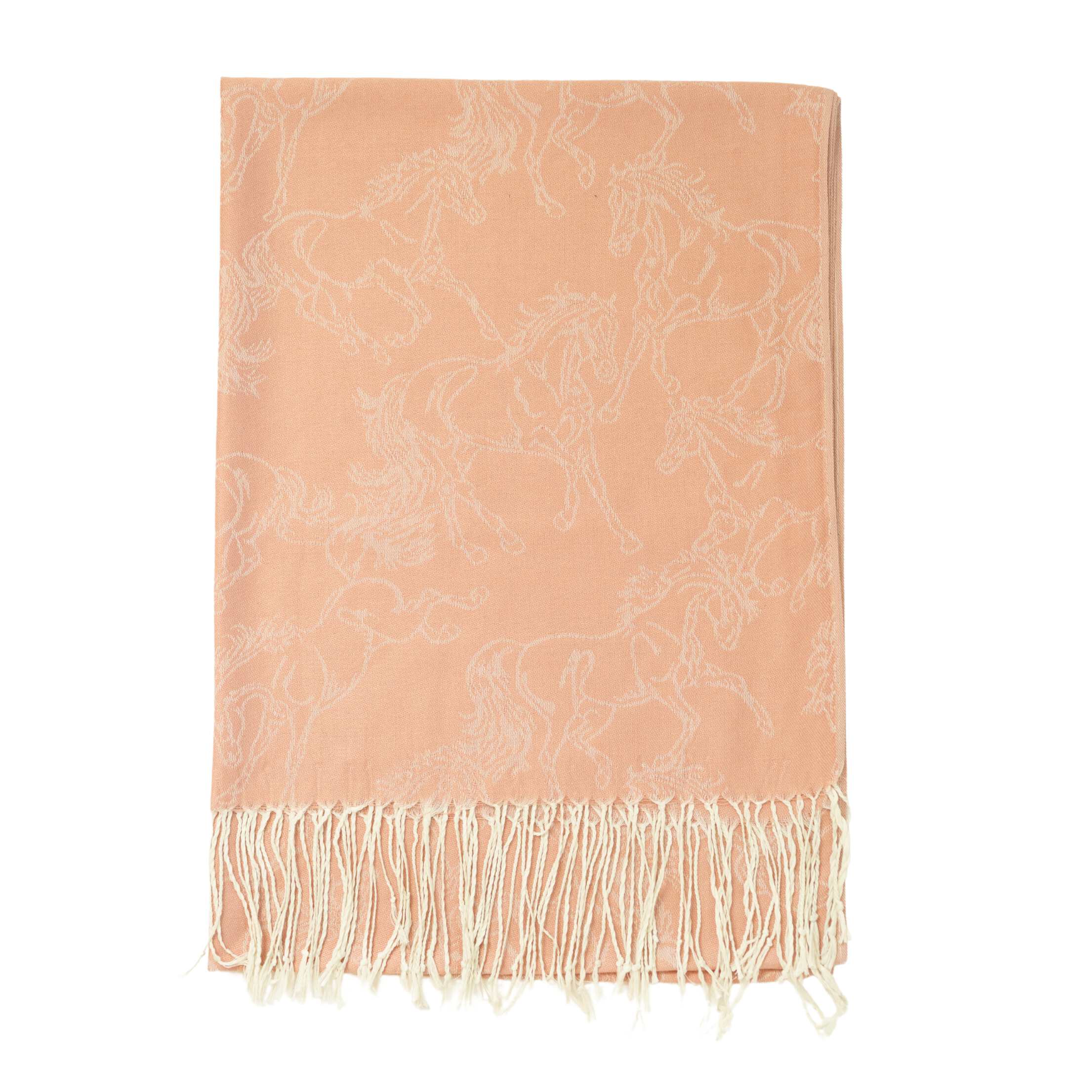 AWST Intl - Wholesale Scarf - Women's - AWST Int'l Lila Linear Horses Pashmina Scarf6