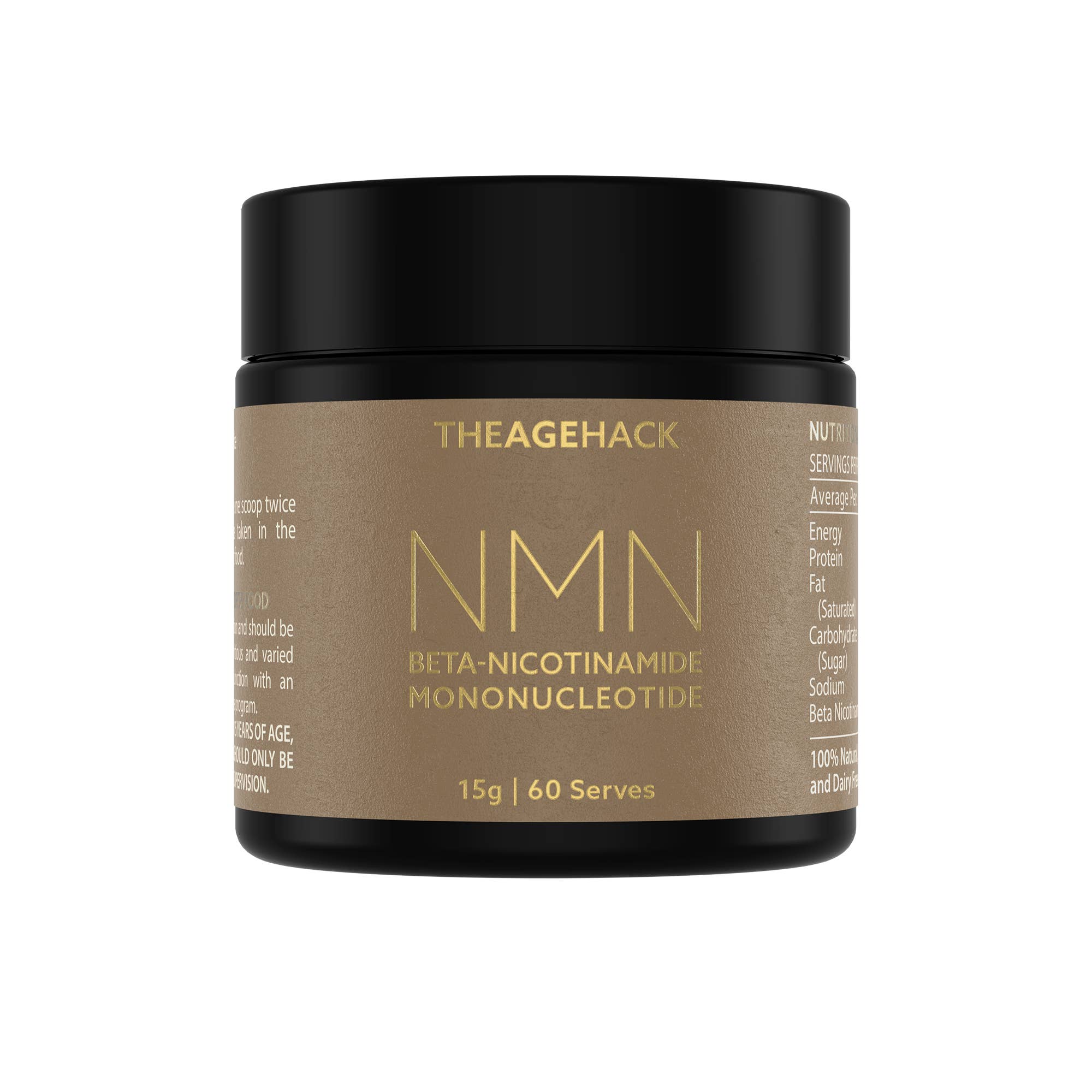 The Age Hack - Wholesale Gezonde drank in poedervorm - NMN Poeder - om de dagelijkse cellulaire energieproductie te behouden
