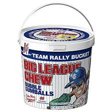 Long Island Candy Factory - Wholesale Chewing Gum - Big League Chew Gumballs 80 Count Individually Wrapped Bucket