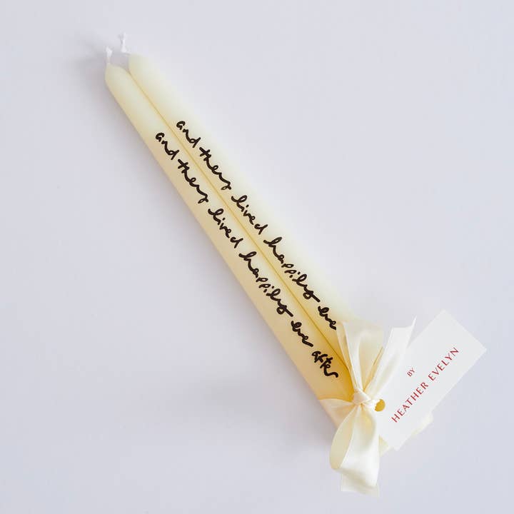 Heather Evelyn - Wholesale Tapered Candle/Candlestick - Pair of candles - wedding