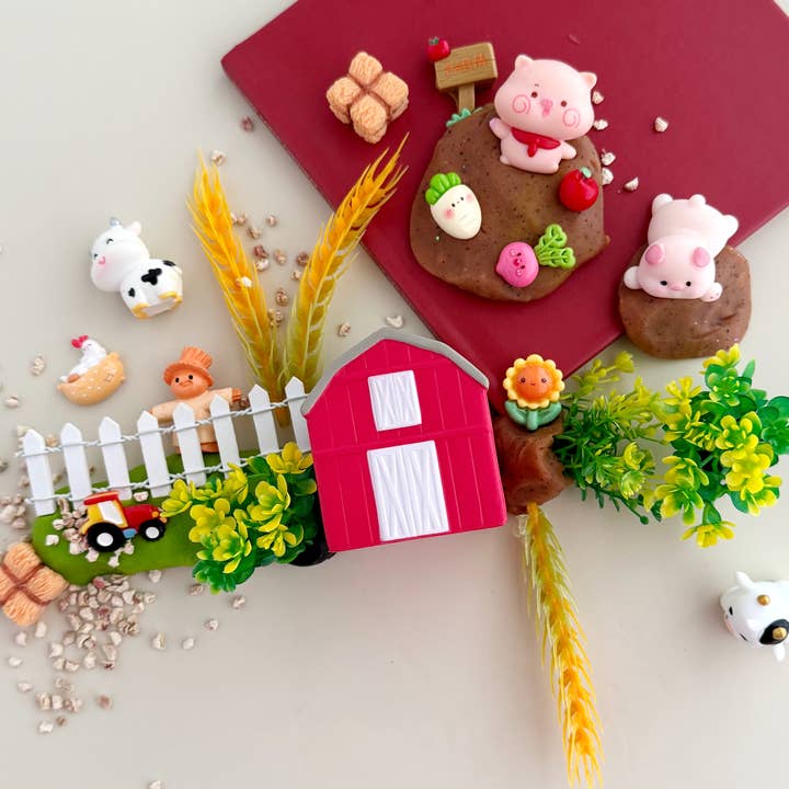 Earth Grown KidDoughs (KidDoughs by EGKD) - Venta al por mayor Masilla/limo - Niños - Kit de Juego Farm KidDough5