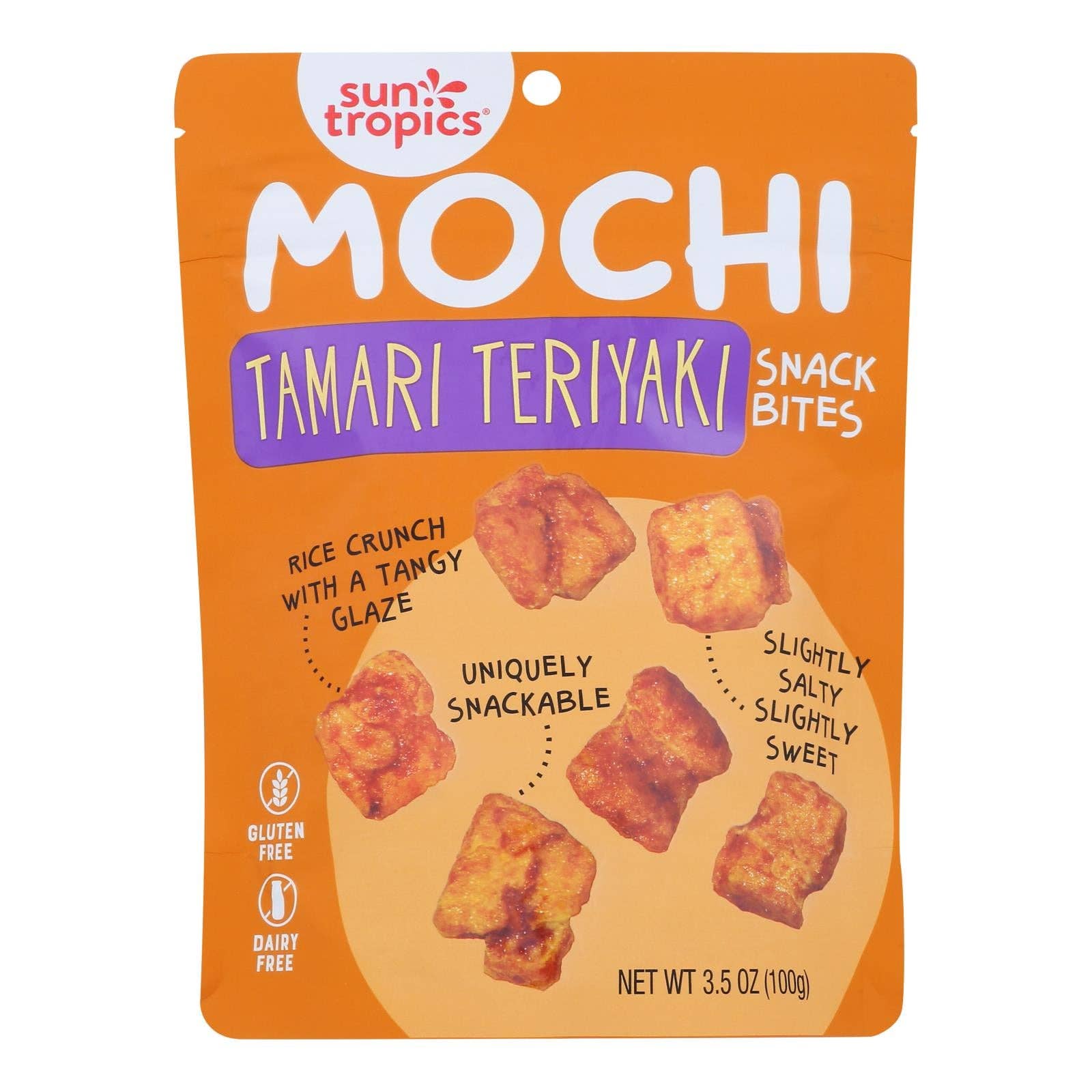 Everyday Supply Co - Wholesale Snack Bar - Sun Tropics Mochi Rice Bites Tamari Soy, 12 Pack, 3.5 Oz0