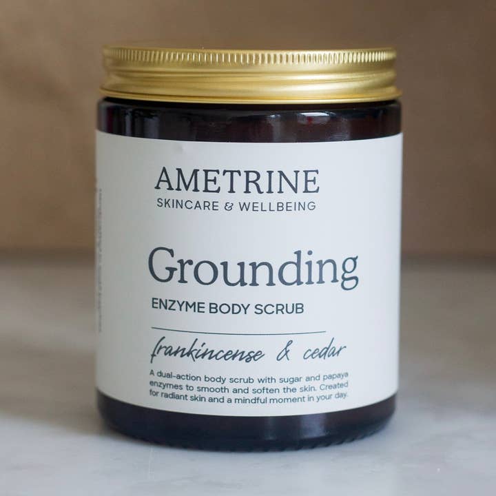 Grounding Body Scrub for wholesale by Ametrine Skin