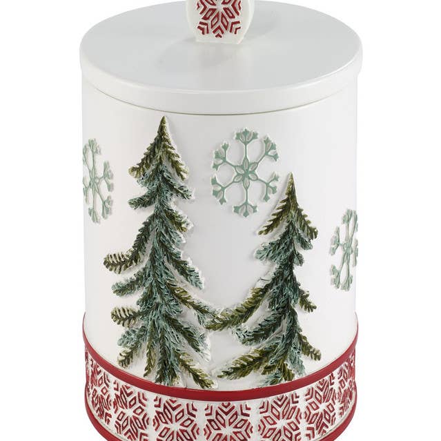 Multicolored Christmas Gnomes Jar for wholesale by Avanti Linens