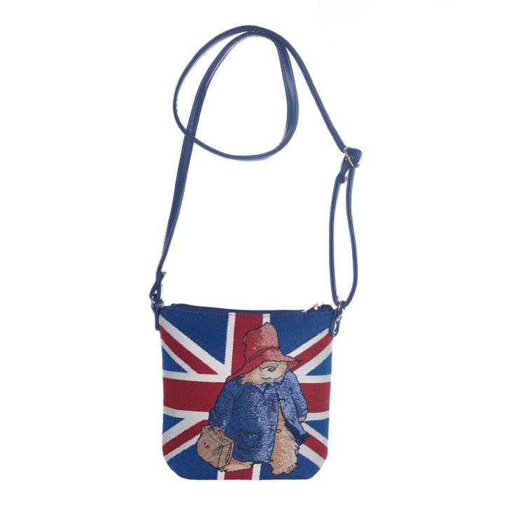 Signare Tapestry - Wholesale Crossbody Bag - Women's - Union Jack Paddington Bear â„¢ - Sling Bag