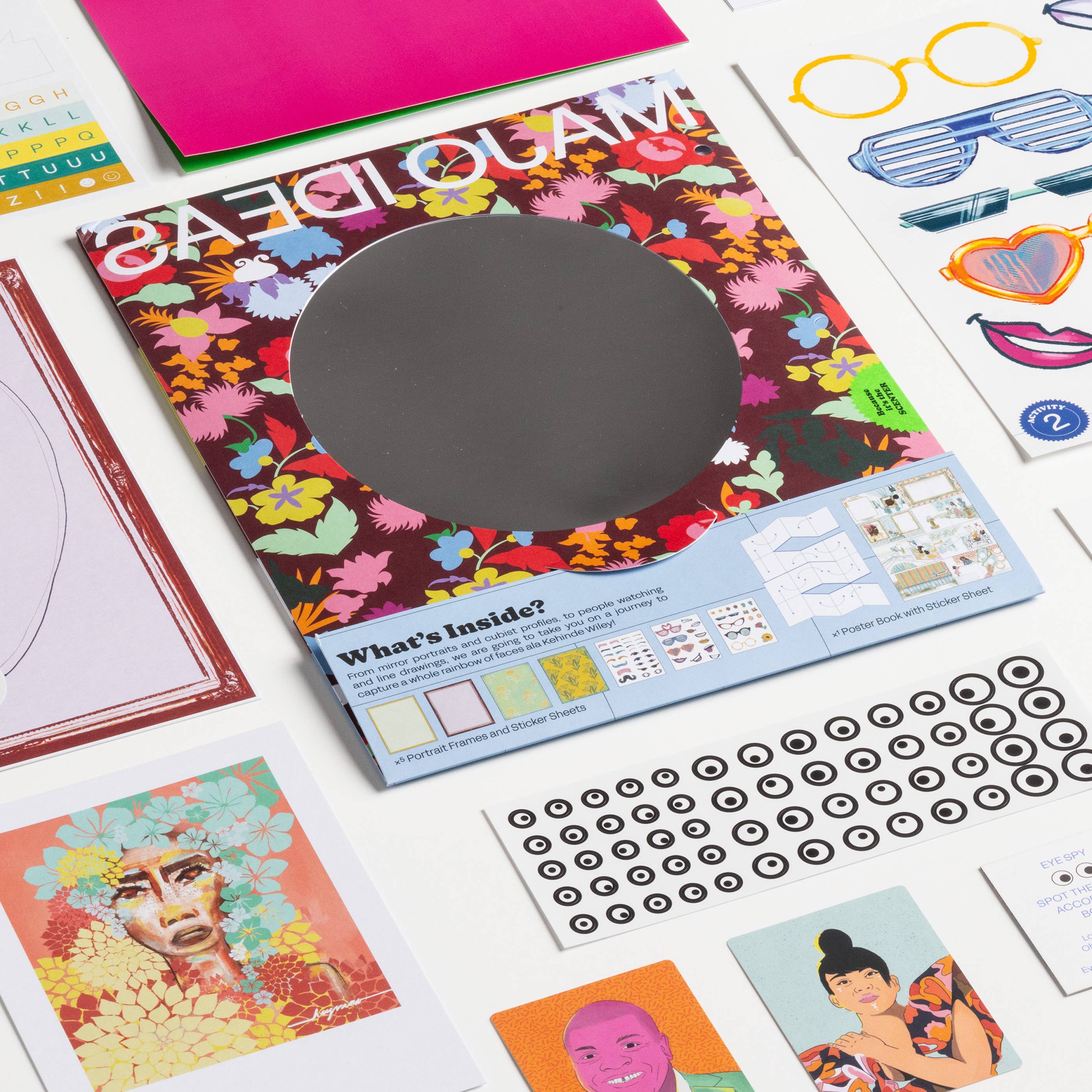 MAJO IDEAS – wholesale Sticker – Child & baby – VOL ⑨ — FACES Sticker Based Art Pack2