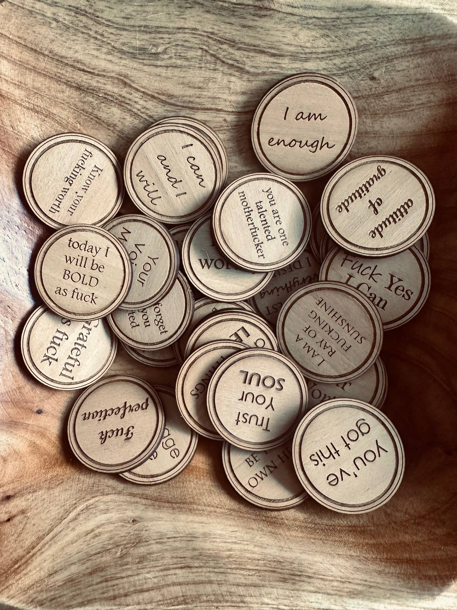 Woodcutts Inc. - Vendita all'ingrosso Moneta/gettone ricordo - Segni di affermazione sudati2