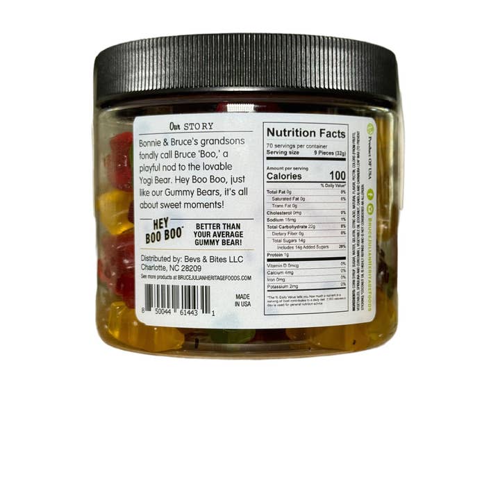 Bruce Julian Heritage Foods - Wholesale Gummy - Hey Boo Boo - 13-oz Jar1