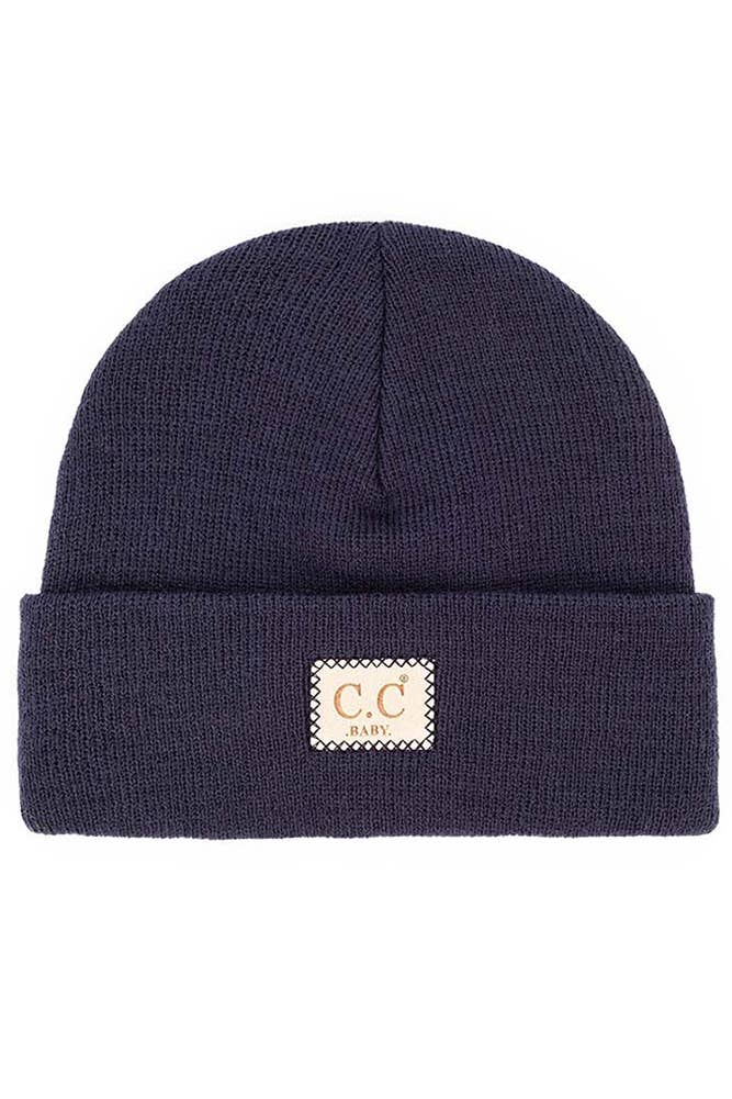 Hana - Wholesale Beanie - Women's - C.C Baby Classic Rib Beanie with C.C Suede Patch4