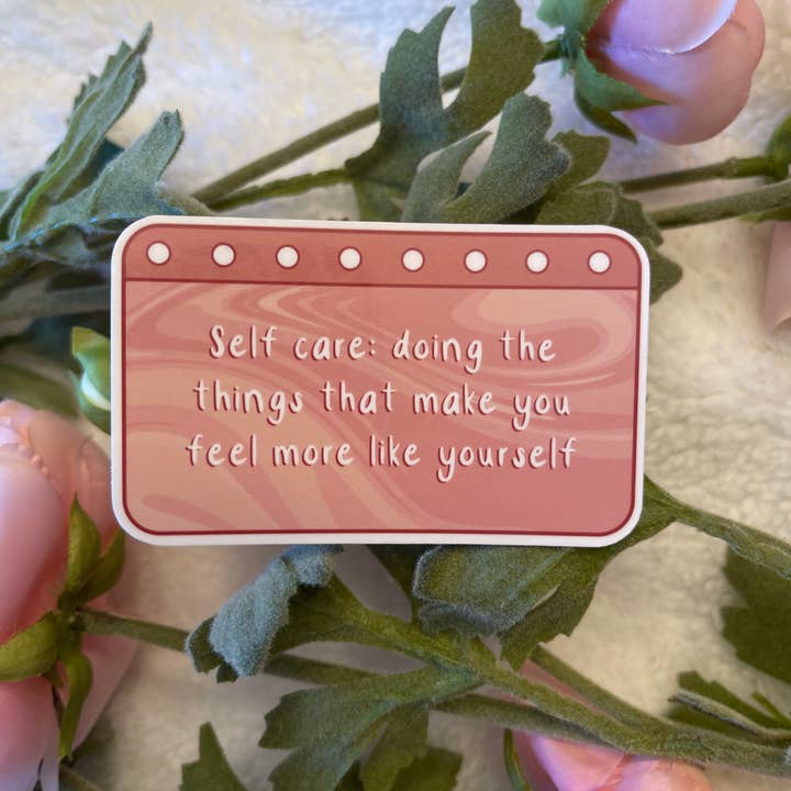 self care definition sticker for wholesale by jlurose