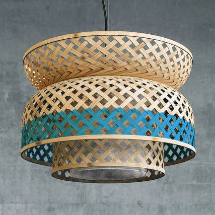 Lotus-Lampe 400 mm Durchmesser (Pendelleuchte)
Blau LCL03MB für den Großhandel von GoGlocal