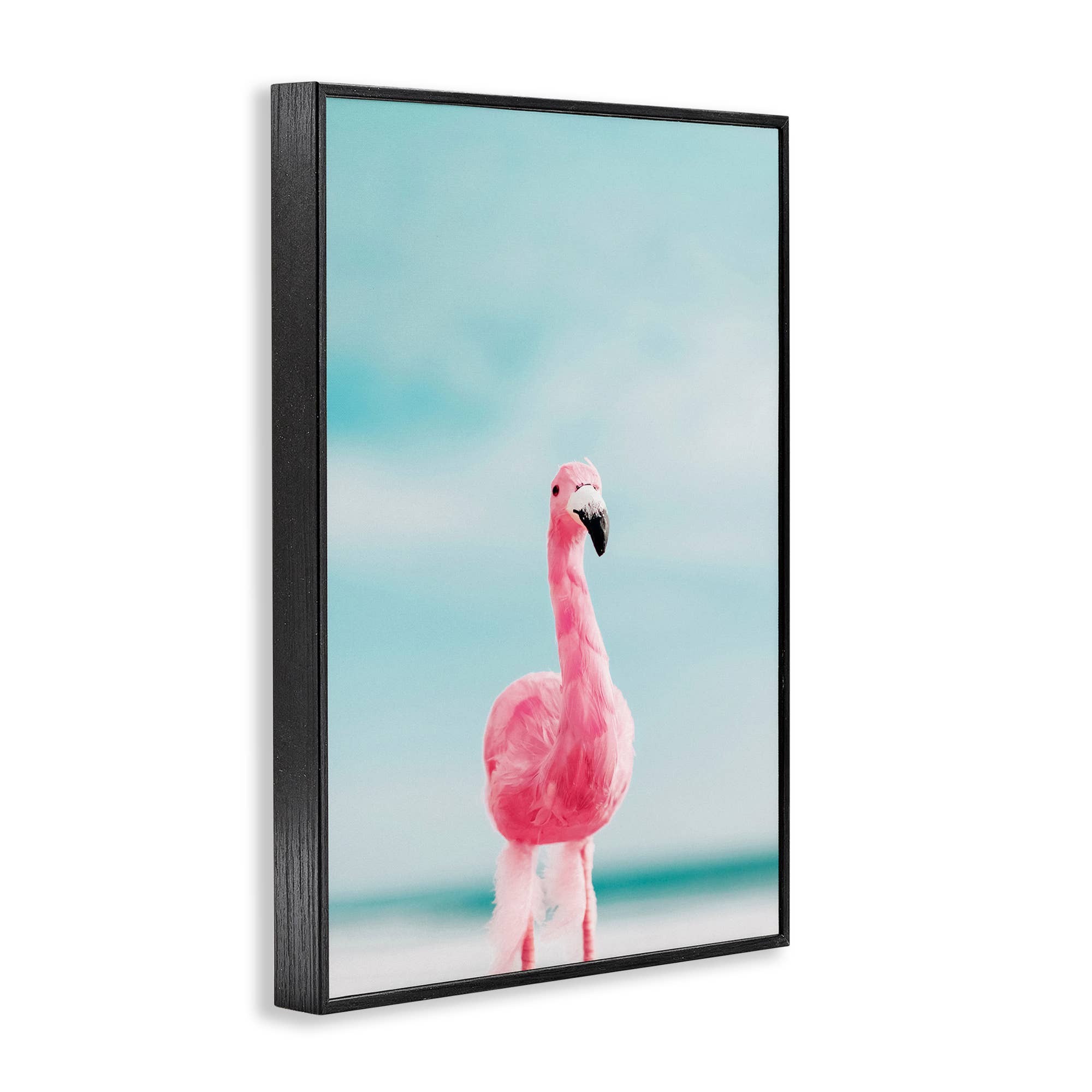 Stupell Industries - Vendita all'ingrosso Decorazione da parete - Bambini e neonati - Arte Incorniciata Fenicottero Estivo Funky5