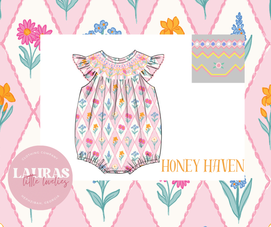 Laura’s Little Lovelies - Wholesale Jumpsuit - Baby - Honey Haven Bubble3