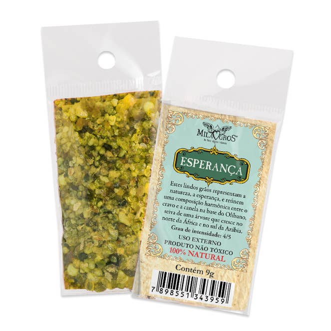 Milagros Esperança Resin Incense - 0.3-17.6oz for wholesale by Clero USA