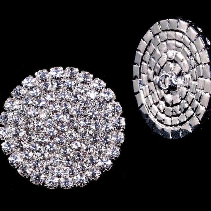 Grote Pave-knop #5793LG - 1" voor wholesale door Bridal Store Jewelry