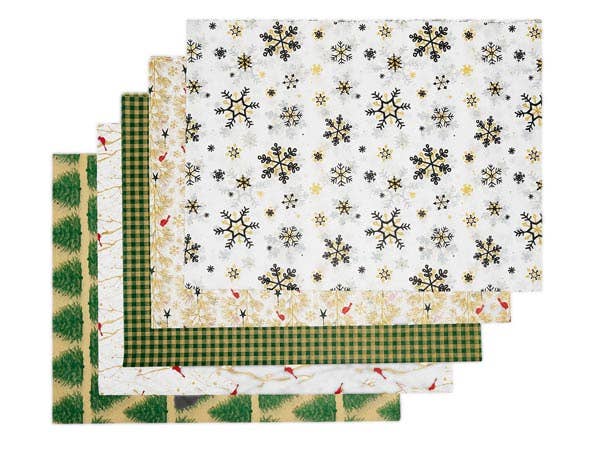 Nashville Wraps - Wholesale Tissue Paper - Christmas Print Bulk Tissue Paper31