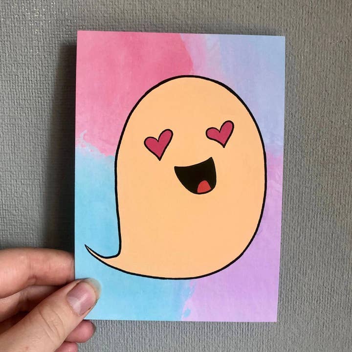 Estampa pastel fantasma por atacado de Cherry Skull Designs