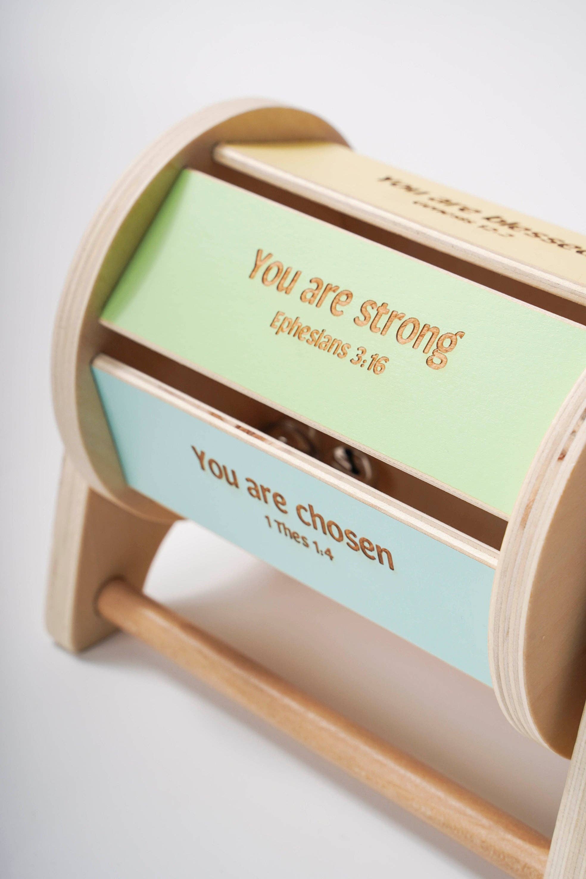 Kingdom Come Co. - Wholesale Wood Toy - Kids - Devotion Wooden Drum - Kids Toy2