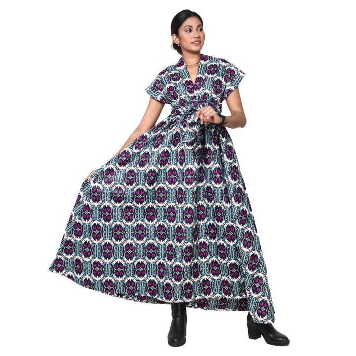 African Stars - Wholesale Dress - Women's - Women's Multi Way Style Maxi Dress -- FI-68L23