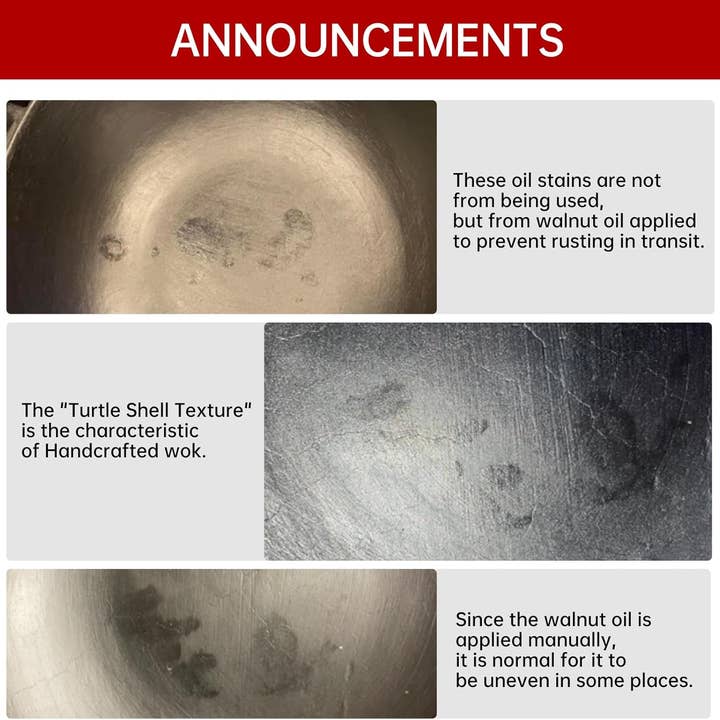 WYJ - Wholesale Cooking Pot - WANGYUANJI Handmade Cast Iron Wok with Dual Handle3