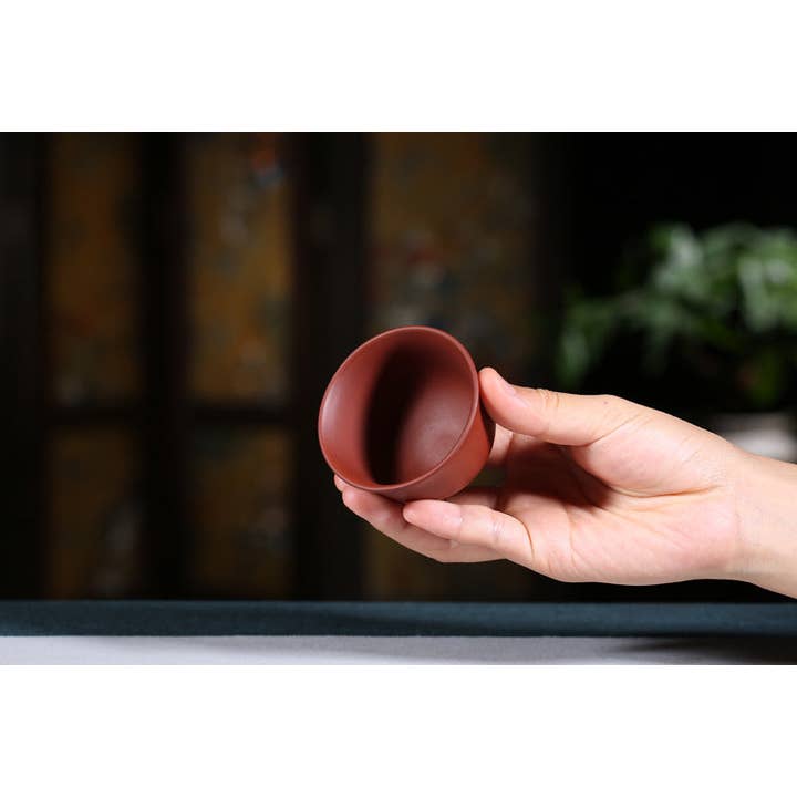 Gohobi (We cover U.S. import duties) - Wholesale Coffee/tea cup - Gohobi Red Yixing Clay Ceramic Classic Tea Cup12