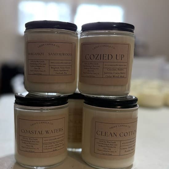 Casey Candle Company - Wholesale Jar/Filled Candle - 7oz 100% Soy Wax Candle0