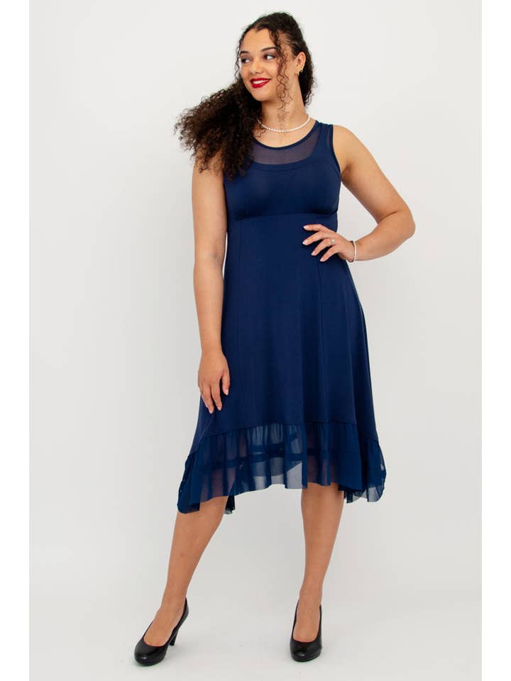 Blue Sky Clothing Co LLC - Vendita all'ingrosso Vestito - Donna - Abito Danube, indaco, bambù3