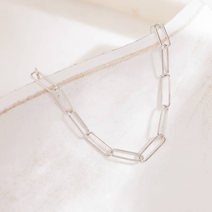 Adorn512 - Wholesale Link & Chain Bracelet - Paperclip Chain Bracelet