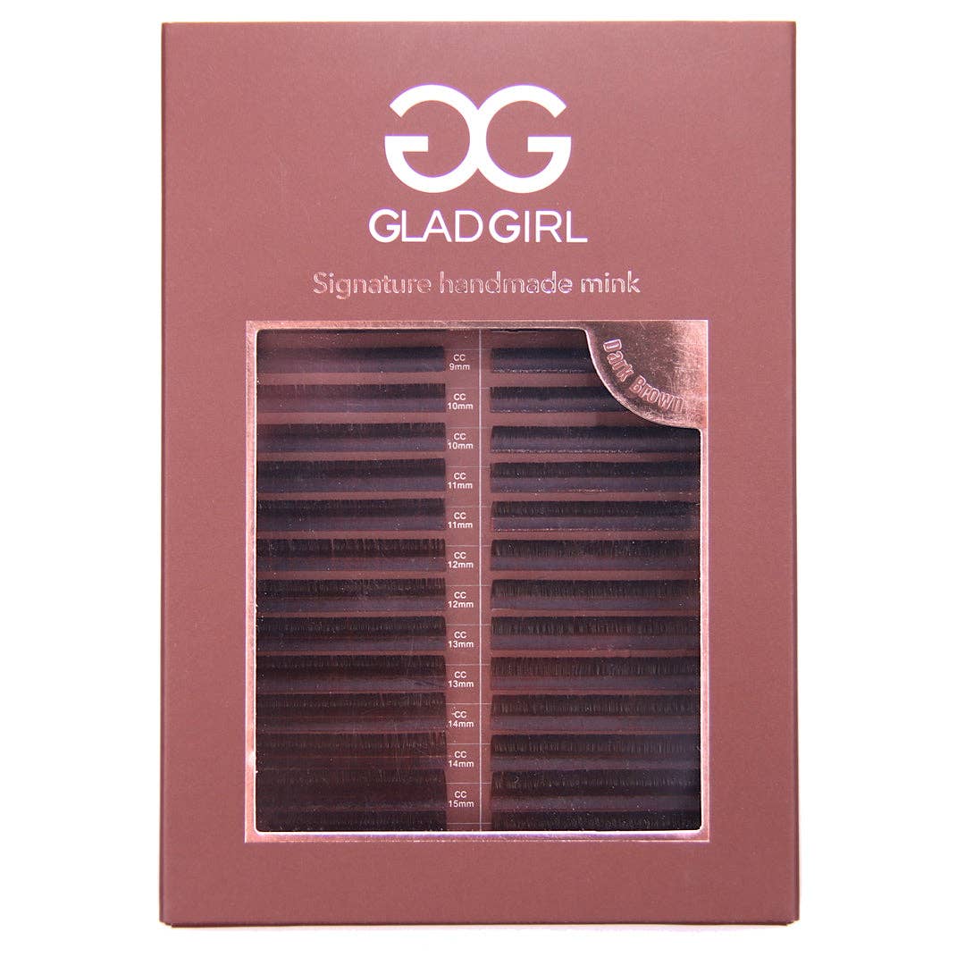 GladGirl – wholesale Lösögonfransar – Signature Mink Blandad Längd & Blandad Böj Mörkbruna Fransar3