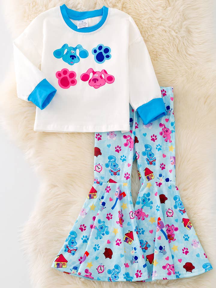 Paw printed 2 piece set. OFG41688 SOL for wholesale by Kids Charm Online