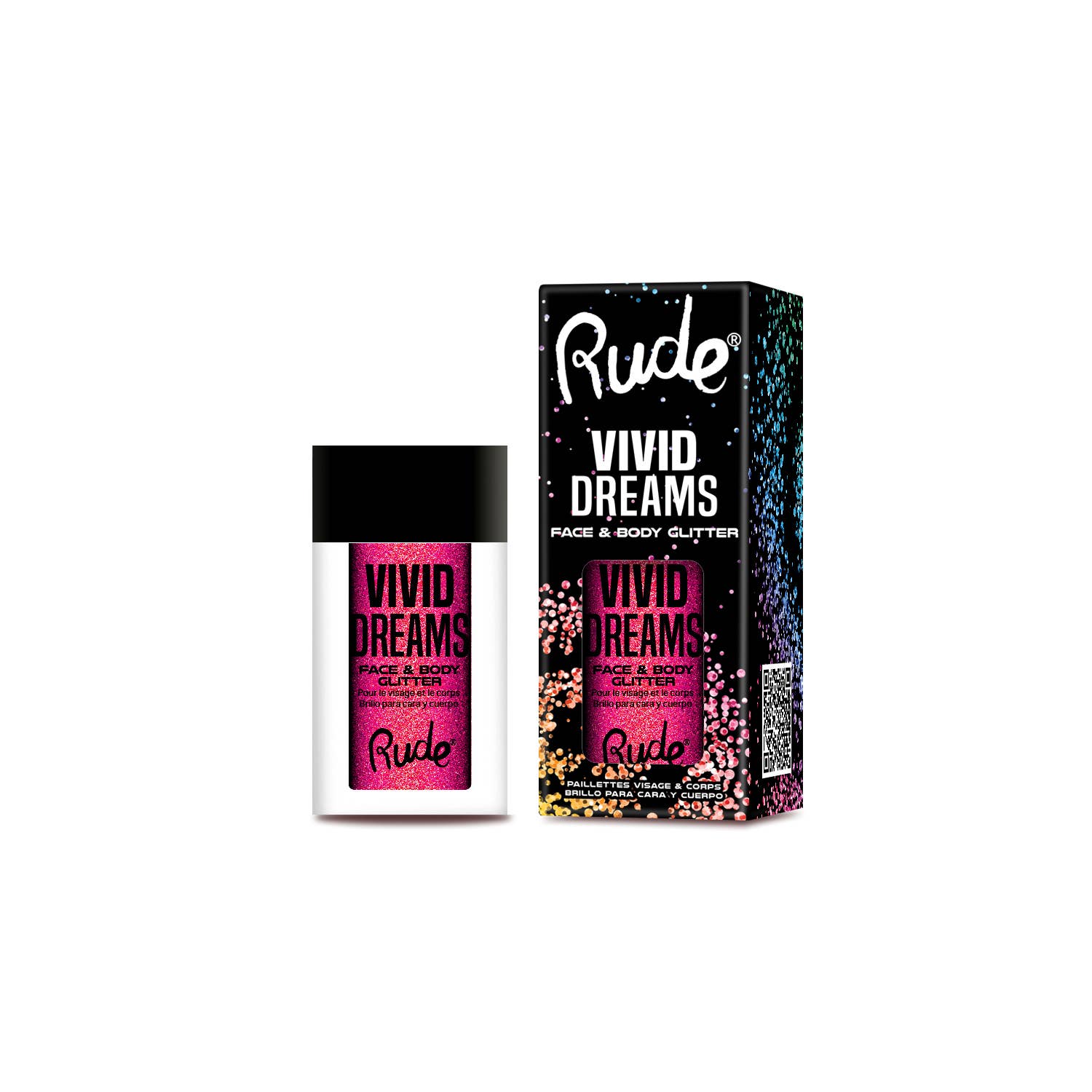 Rude Cosmetics - Wholesale Body Glitter/Shimmer - Vivid Dreams Face & Body Glitter21